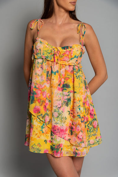 MADISON FLORAL MINI DRESS