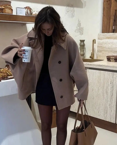 AMÉLIE | Oversized Wool Coat Valaire