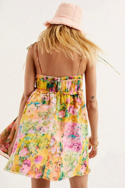 MADISON FLORAL MINI DRESS