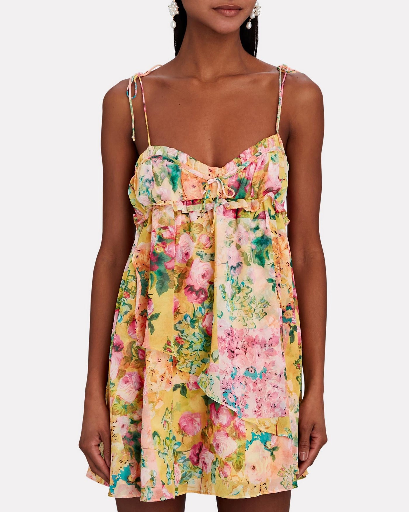 MADISON FLORAL MINI DRESS