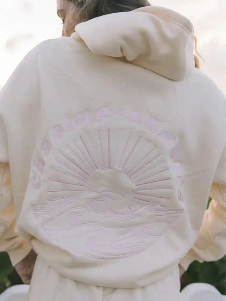 'Life Comes in Waves' Hoodie 1+1 Free Valaire