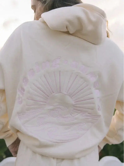 'Life Comes in Waves' Hoodie 1+1 Free Valaire
